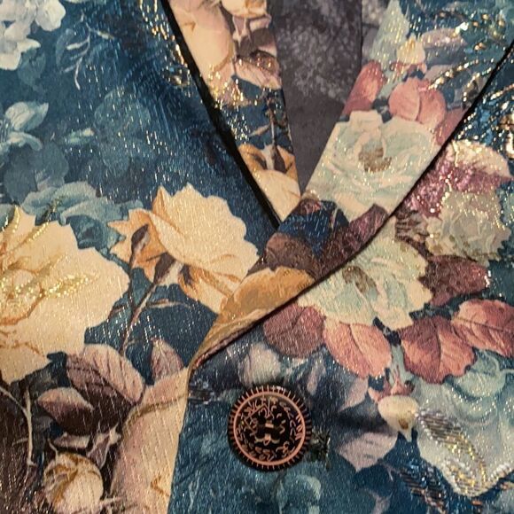 Men’s Jacquard Single Breasted Slim Fitted Suit Blazer Size 33 NWT - Picture 9 of 15